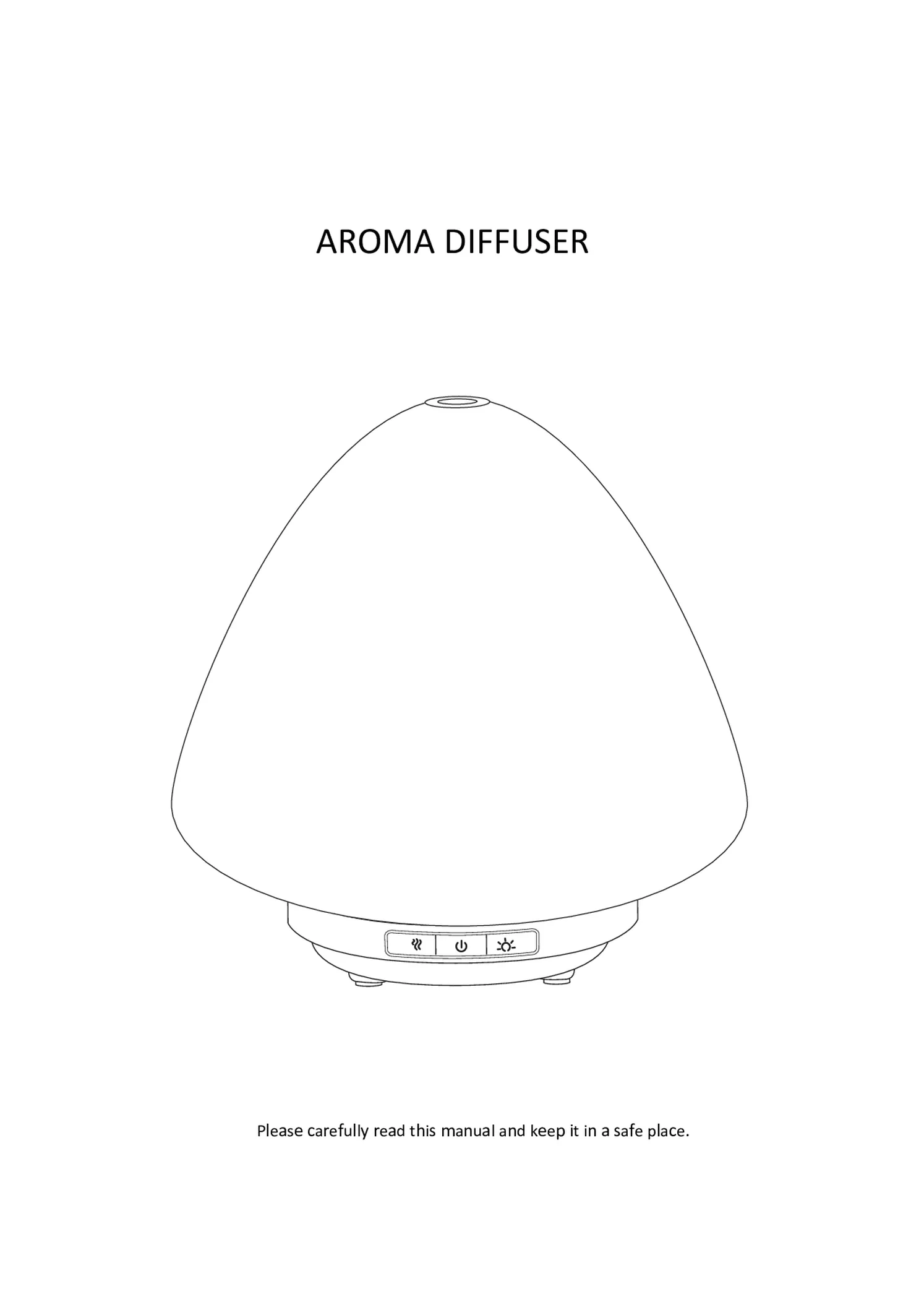 Space Aroma Diffuser afbeelding van document #1, gebruiksaanwijzing