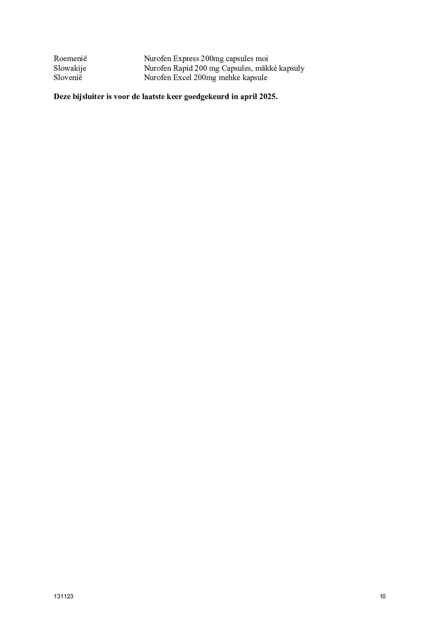 Fastine 200mg Ibuprofen Capsules afbeelding van document #10, bijsluiter