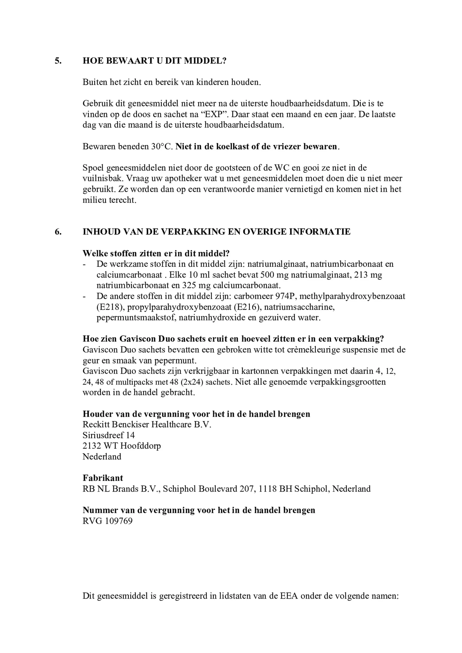 Duo Sachets afbeelding van document #4, bijsluiter