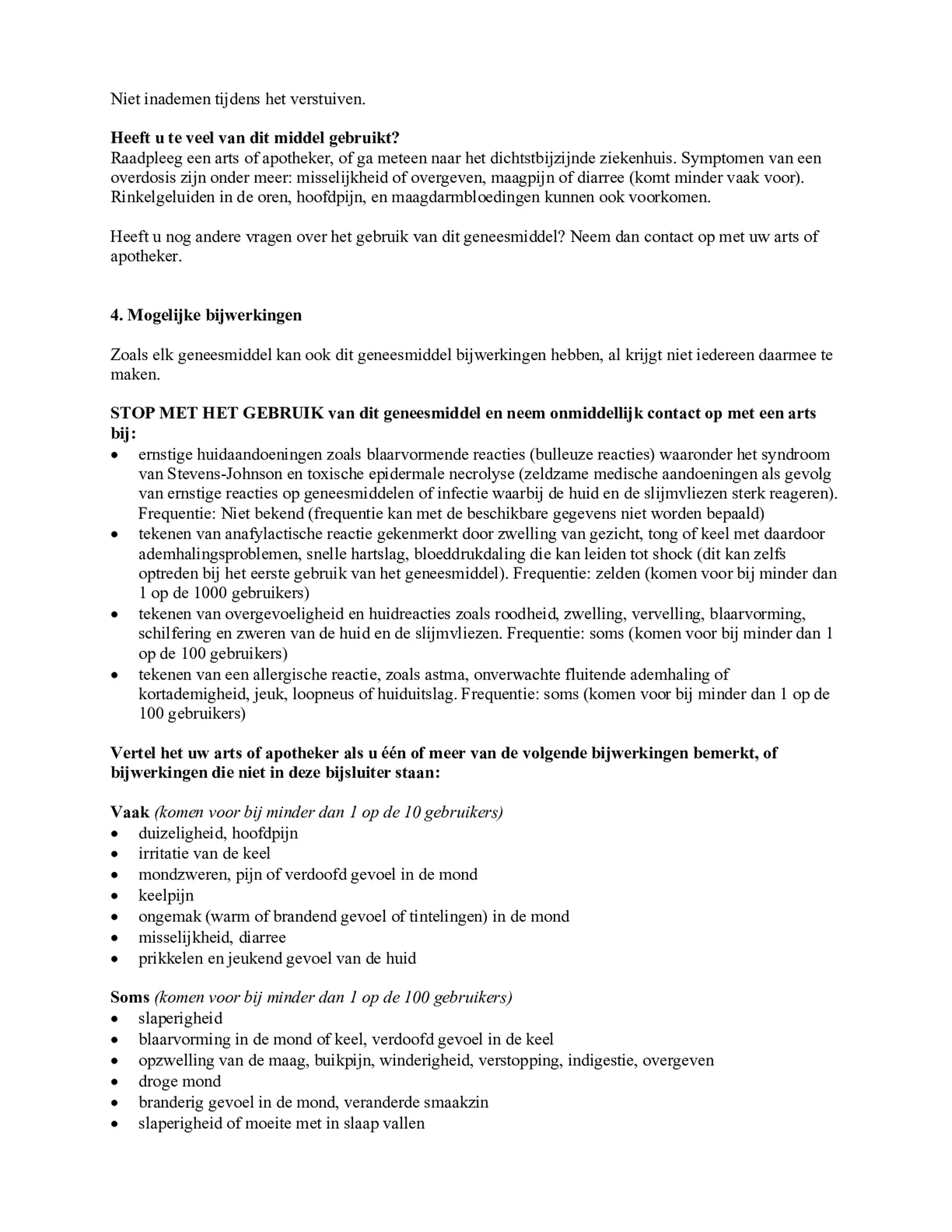 Citroen en Honing Suikervrij 8,75mg Keelspray afbeelding van document #5, bijsluiter