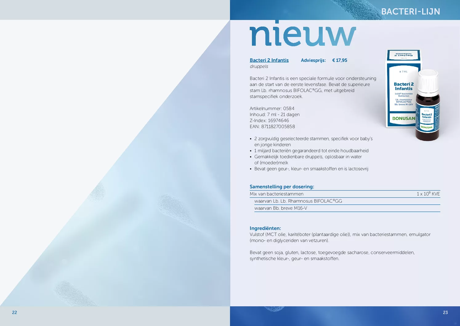 Bacteri 5 Infantis Sachets Duoverpakking afbeelding van document #12, gebruiksaanwijzing