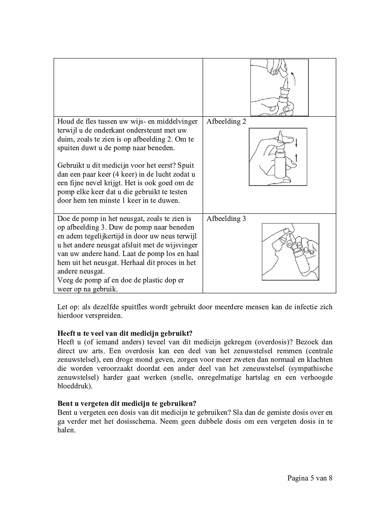 Neusspray Xylosel 1mg/ml - xylometazoline neusspray bij neusverkoudheid afbeelding van document #5, bijsluiter