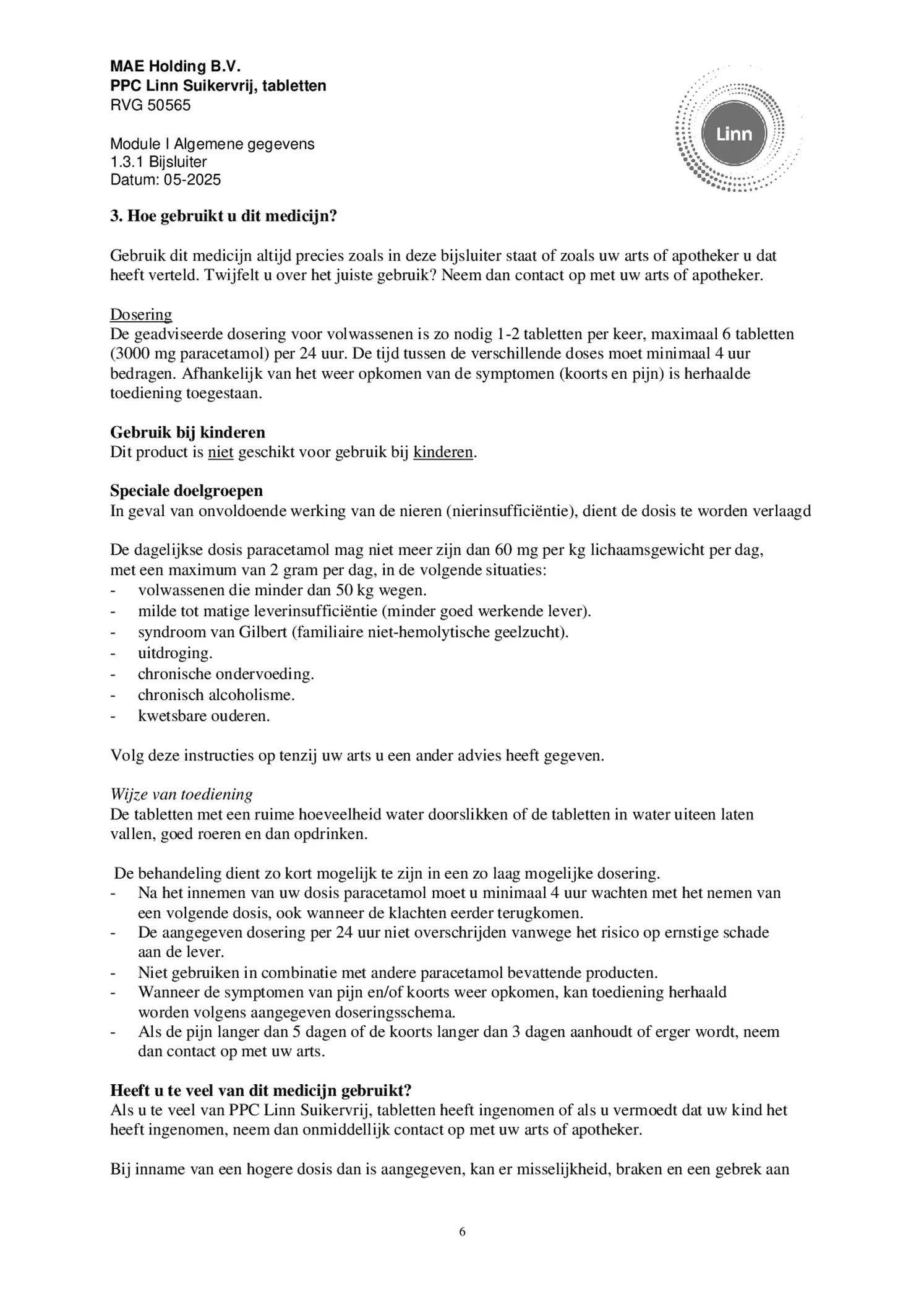 PPC Tabletten afbeelding van document #6, bijsluiter