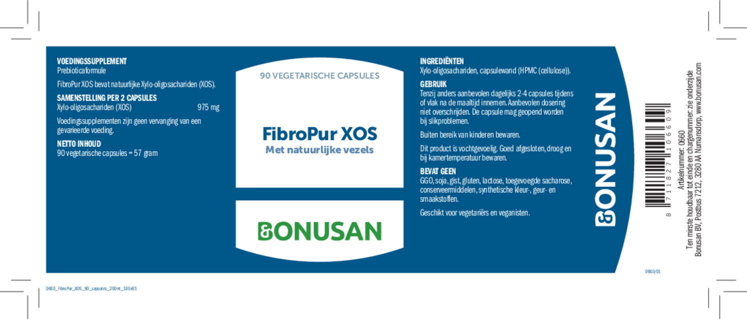 FibroPur XOS Capsules afbeelding van document #1, etiket