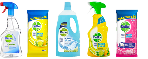 Dettol: Altijd schoon, altijd laag geprijsd!