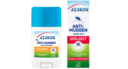 Naar: Azaron: jeukstillend bij muggenbeten en insectensteken Naar: Azaron: jeukstillend bij muggenbeten en insectensteken