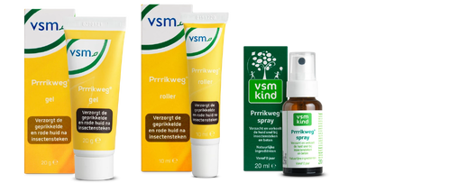 VSM Prrrikweg verzorgt de huid na insectensteken VSM Prrrikweg verzorgt de huid na insectensteken