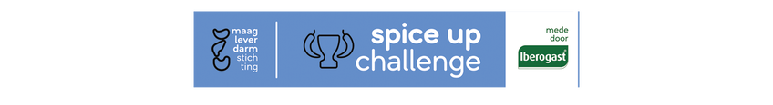 Maag darm lever stichting spice up challenge logo iberogast logo