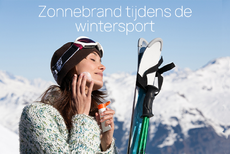 Zonnebrand voor wintersport