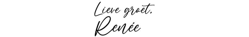 Lieve groet, Renee Lieve groet, Renee