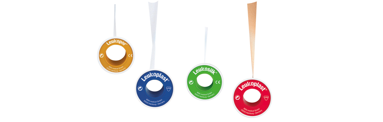 Hangende Leukoplast, Leukopor en Leukosilk Hangende Leukoplast, Leukopor en Leukosilk