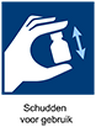 Schudden voor gebruik