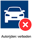 Autorijden: verboden