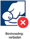Borstvoeding: verboden