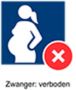 Zwanger: verboden Zwanger: verboden