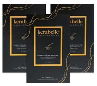 Kerabelle Hair Capsules Voordeelverpakking 3x60VCP Kerabelle Hair Capsules Voordeelverpakking 3x60VCP