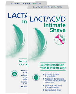 Lactacyd Intimate Shave Multiverpakking 2x200ML Lactacyd Intimate Shave Multiverpakking 2x200ML