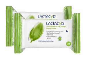 Lactacyd Verfrissende Tissues Multiverpakking 2x15ST Lactacyd Verfrissende Tissues Multiverpakking 2x15ST