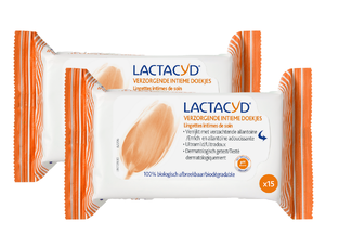 De Online Drogist Lactacyd Verzorgende Tissues Multiverpakking 2x15ST aanbieding