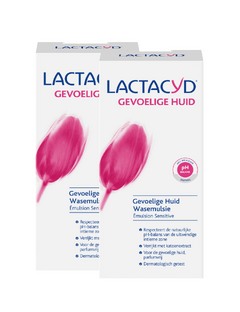 Lactacyd Wasemulsie Gevoelige Huid Multiverpakking 2x200ML Lactacyd Wasemulsie Gevoelige Huid Multiverpakking 2x200ML