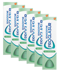 Sensodyne Proglasur Daily Protection Tandpasta Multiverpakking 6x75ML