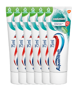 Aquafresh Tandpasta Coolmint Multiverpakking 6x75ML