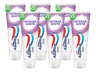 Aquafresh Tandpasta Intense White Multiverpakking 6x75ML Aquafresh Tandpasta Intense White Multiverpakking 6x75ML