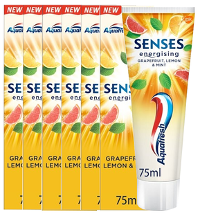Aquafresh Tandpasta Senses Energising Multiverpakking 6x75ML