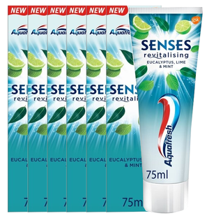 Aquafresh Tandpasta Senses Revitalising Multiverpakking 6x75ML
