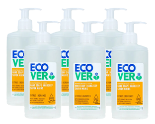Ecover Handzeep Citrus Oranjebloesem Voordeelverpakking 6x250ML Ecover Handzeep Citrus Oranjebloesem Voordeelverpakking 6x250ML