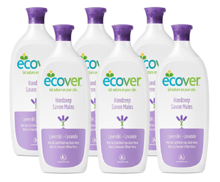 Ecover Handzeep Lavendel & Aloe Vera Literfles Voordeelverpakking 6x1LT