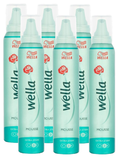 Wella Forte Mousse Strong Hold Voordeelverpakking 6st 6x200ML Wella Forte Mousse Strong Hold Voordeelverpakking 6st 6x200ML