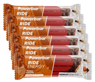 Powerbar Ride Energy Bar Peanut Caramel Voordeelverpakking 6x55GR Powerbar Ride Energy Bar Peanut Caramel Voordeelverpakking 6x55GR