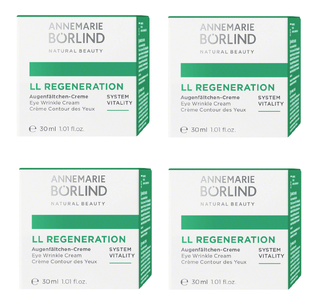 Borlind LL-Regeneration Oogrimpelcreme Grootverpakking 4st 4x30ML Borlind LL-Regeneration Oogrimpelcreme Grootverpakking 4st 4x30ML