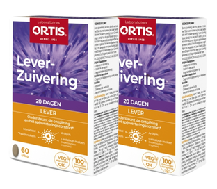 Ortis MethodDraine Lever Zuivering Tabletten 2x60st 2x60TB