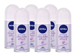 Nivea Double Effect Roll-on Voordeelverpakking 6x50ML