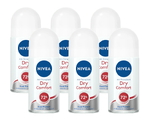 Nivea Dry Comfort Roll-on Voordeelverpakking 6x50ML Nivea Dry Comfort Roll-on Voordeelverpakking 6x50ML
