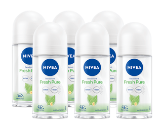 Nivea Fresh Pure Roll-on Voordeelverpakking 6x50ML Nivea Fresh Pure Roll-on Voordeelverpakking 6x50ML