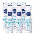 Nivea Fresh Natural Deodorant Spray Voordeelverpakking 6x150ML