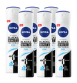 Nivea Black & White Invisible Pure Deodorant Spray Voordeelverpakking 6x150ML Nivea Black & White Invisible Pure Deodorant Spray Voordeelverpakking 6x150ML
