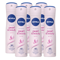 Nivea Pearl & Beauty Deodorant Spray Voordeelverpakking 6x150ML