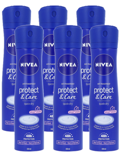 Nivea Protect & Care Deodorant Spray Voordeelverpakking 6x150ML