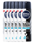 Nivea Men Black & White Invisible Fresh Deodorant Spray Voordeelverpakking 6x150ML