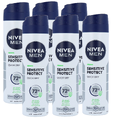 Nivea Men Sensitive Protect Deodorant Spray Voordeelverpakking 6x150ML Nivea Men Sensitive Protect Deodorant Spray Voordeelverpakking 6x150ML