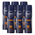 Nivea Men Sport Deodorant Spray Voordeelverpakking 6x150ML Nivea Men Sport Deodorant Spray Voordeelverpakking 6x150ML