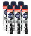 Nivea Men Black & White Invisible Deodorant Spray XL Voordeelverpakking 6x200ML