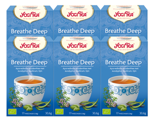 Yogi Tea Breathe Deep Voordeelverpakking 6x17ST