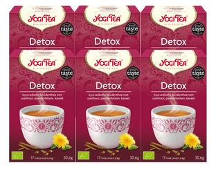 Yogi Tea Detox Voordeelverpakking 6x17ST