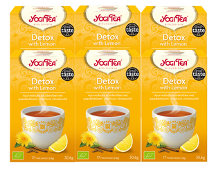 Yogi Tea Detox Met Citroen Voordeelverpakking 6x17ST Yogi Tea Detox Met Citroen Voordeelverpakking 6x17ST