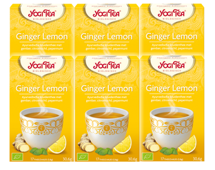 Yogi Tea Ginger Lemon Voordeelverpakking 6x17ST